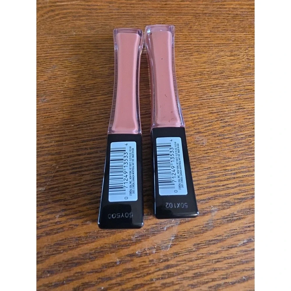L'Oreal Paris Infallible 815 Blush Gleam Plump‎ Lip Gloss 2pk